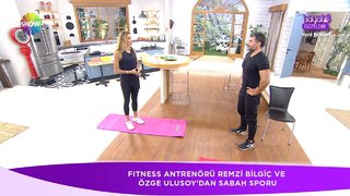 Fitness Antrenörü Remzi Bilgiç evde yapılabilecek egzersizleri gösterdi.