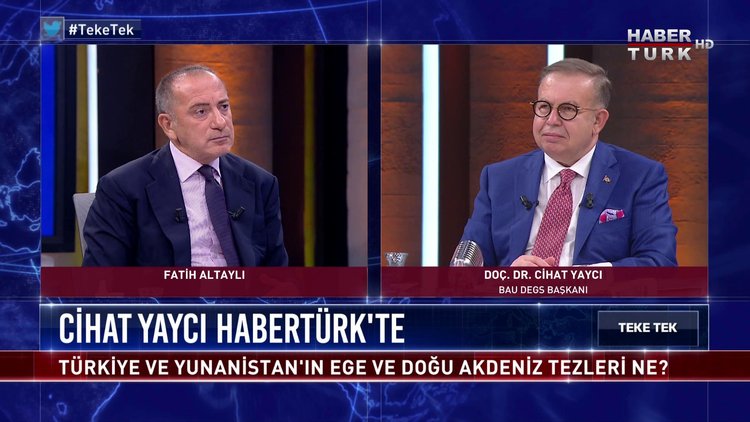 Teke Tek - 14 Eylül 2020 (Türkiye ve Yunanistan&#039;ın Ege-Doğu Akdeniz tezleri ne? Cihat Yaycı anlatıyor)