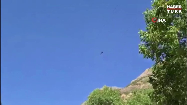 Munzur Vadisi'nde kaybolan 2 kardeşin bulunması için İHA ve helikopterler de destek veriyor