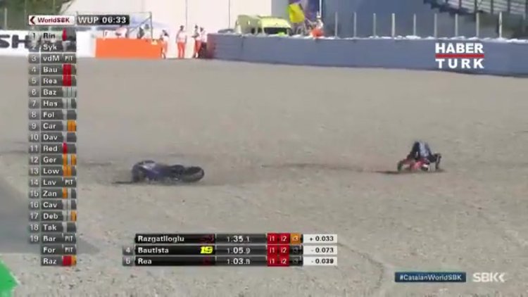 Toprak Razgatlıoğlu'nun kazası ve Kenan Sofuoğlu'nun üzüntüsü