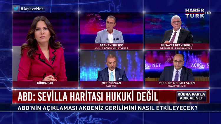 Açık ve Net - 21 Eylül 2020 (ABD'nin harita açıklaması Doğu Akdeniz gerilimini nasıl etkileyecek?)