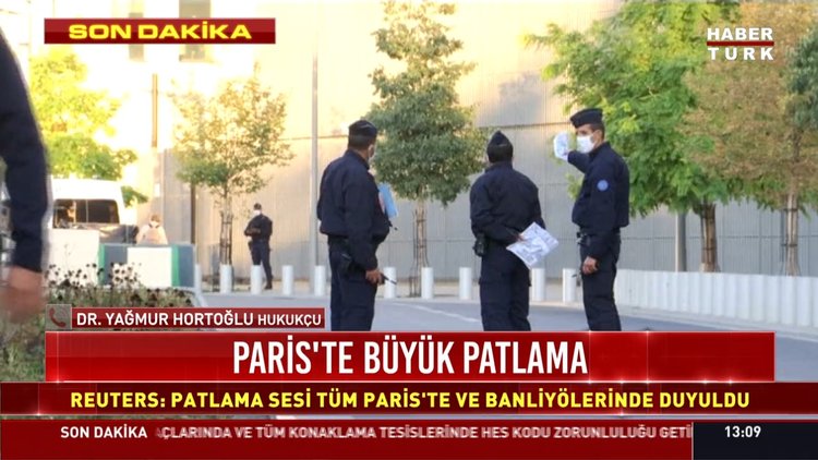 Son dakika! Paris'te büyük patlama sesi!