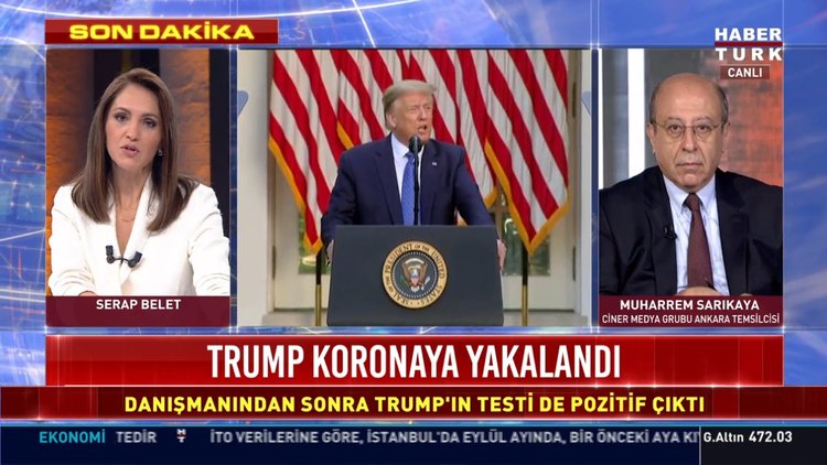 Son dakika haberi ABD Başkanı Trump koronaya yakalandı