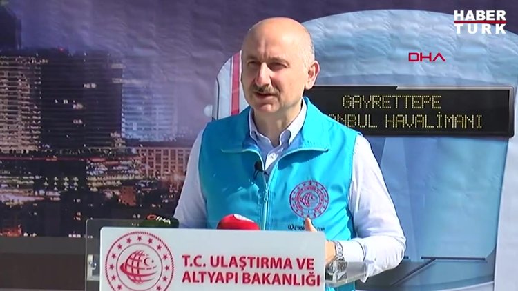 Ulaştırma ve Altyapı Bakanı Adil Karaismailoğlu, havalimanı metrosunun açılış tarihi ile ilgili açıklama yaptı