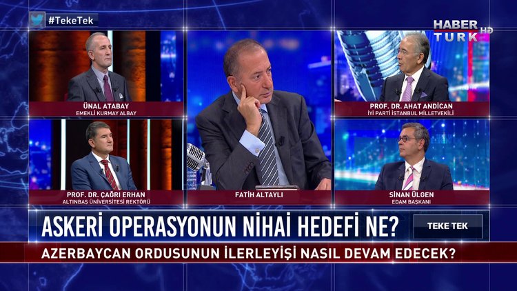 Teke Tek - 5 Ekim 2020 (Azerbaycan için askeri operasyonun nihai hedefi ne?)