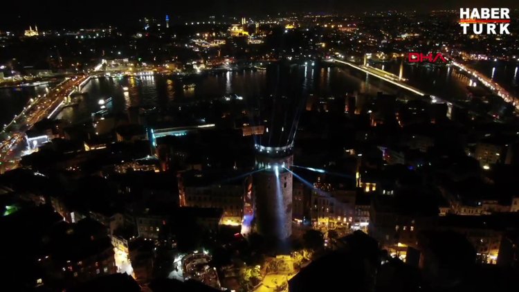 Galata Kulesi için görkemli açılış