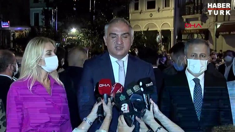 Kültür ve Turizm Bakanı Mehmet Nuri Ersoy, Galata Kulesi açılışında konuştu