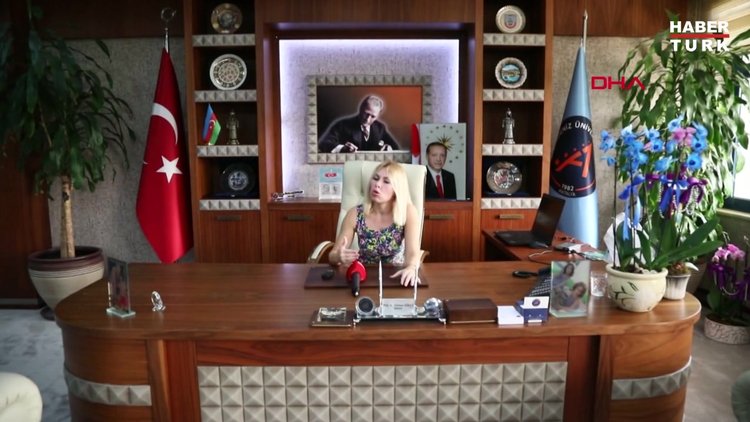 Rektör Özkan Başkan Böcek'in akciğerini toparlamaya çalışıyoruz