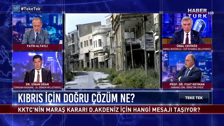  Teke Tek - 6 Ekim 2020 (KKTC&#039;nin Maraş kararı Doğu Akdeniz için hangi mesajı taşıyor?)