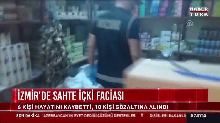İzmir'de sahte içkiden hayatını kaybedenlerin sayısı 6'ya çıktı!