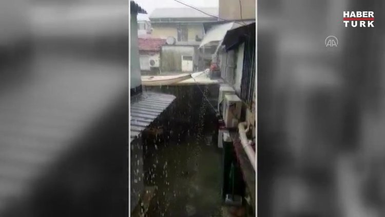 Etkili sağanak yaşamı olumsuz etkiledi