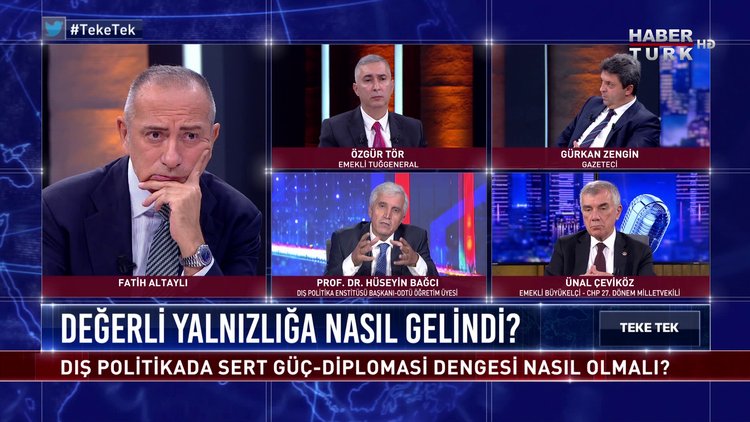 Teke Tek - 13 Ekim 2020 (Değerli yalnızlık dış politikası tercih mi sonuç mu?)