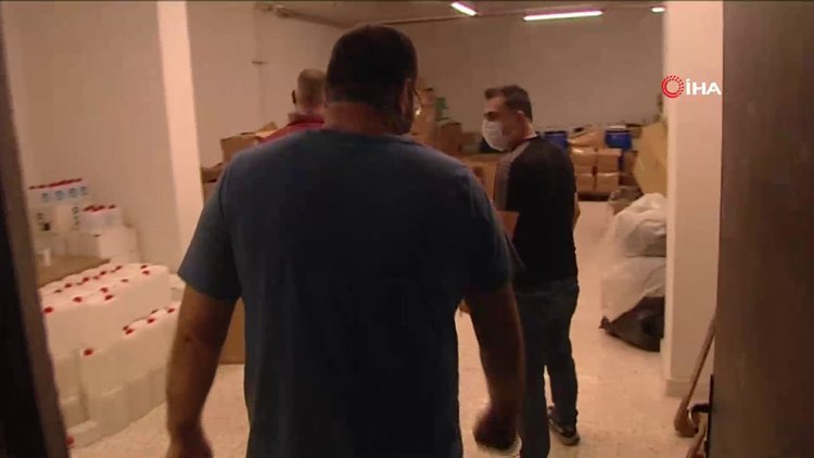 Başkent'te sahte içki operasyonu