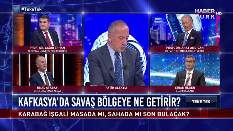 Teke Tek - 19 Ekim 2020 (Karabağ işgali masada mı, sahada mı son bulacak?)