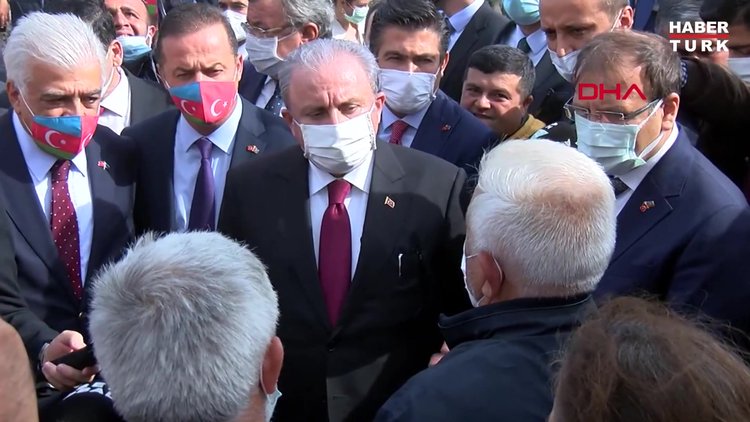 TBMM Başkanı Şentop Gence'de