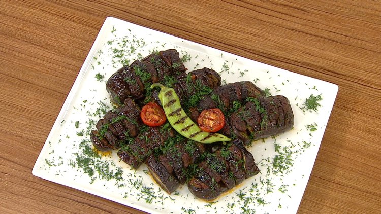 Yelpaze patlıcan kebabı