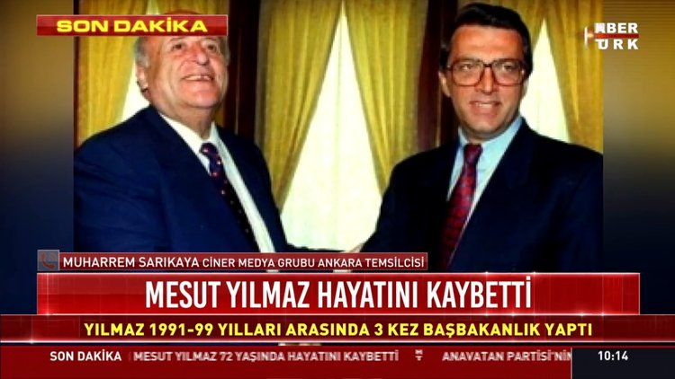 Son dakika: Mesut Yılmaz yaşamını yitirdi!