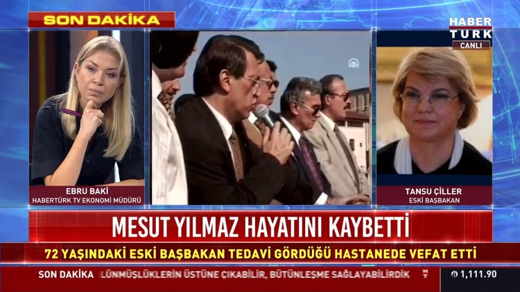 Eski Başbakanlardan Tansu Çiller açıklamalarda bulundu