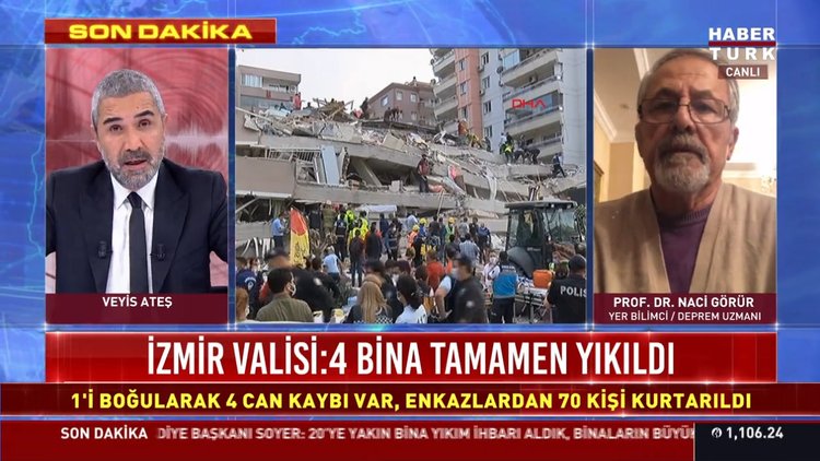 Prof Dr. Naci Görür'den açıklamalar