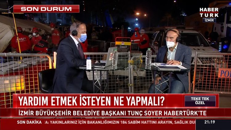 Tunç Soyer, Habertürk'te soruları yanıtladı