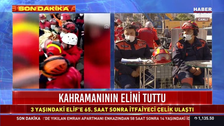 İtfaiyeciler 3 yaşındaki Elif'e ulaştıkları anı anlattı