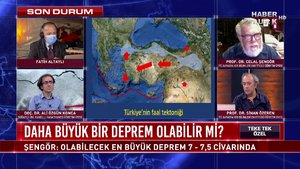 Teke Tek Özel - 1 Kasım 2020 (Prof. Dr. Celal Şengör ve deprem uzmanları Habertürk TV’de)