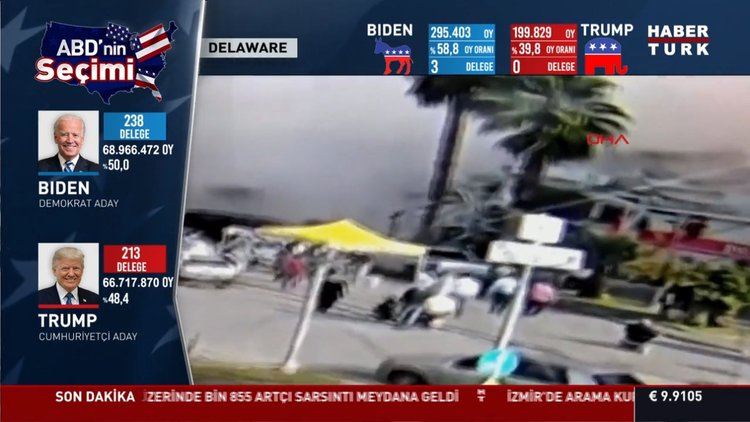 Rıza Bey apartmanının çökme anı