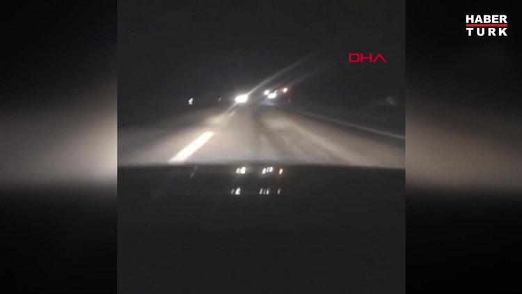 Canlı yayın yaparken yaşanan kaza anı anbean görüntülendi