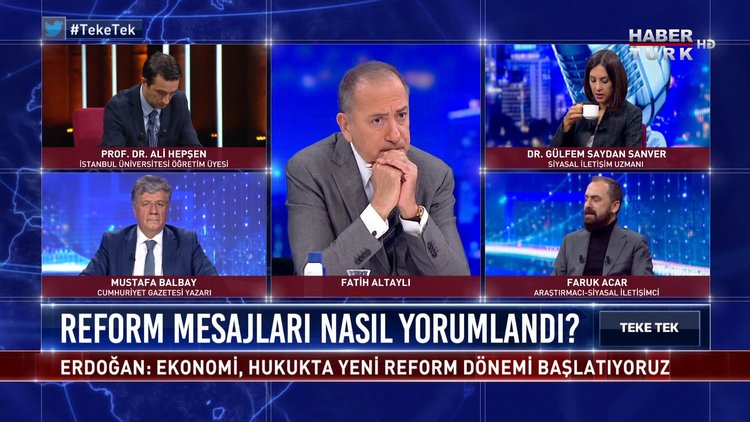Teke Tek - 16 Kasım 2020 (Reform mesajları nasıl yorumlandı?)