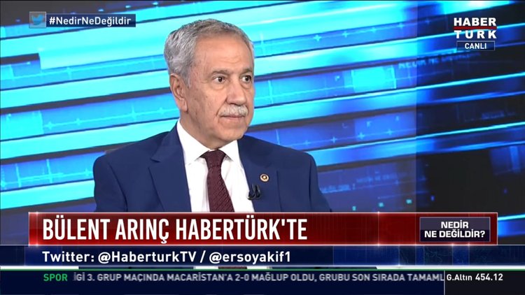 Bülent Arınç, Habertürk'te soruları yanıtladı | Nedir Ne Değildir 19 Kasım 2020