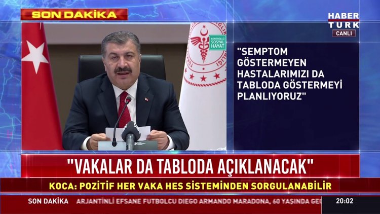 Sağlık Bakanı Fahrettin Koca, Bilim Kurulu toplantısının ardından açıklamalarda bulunuyor