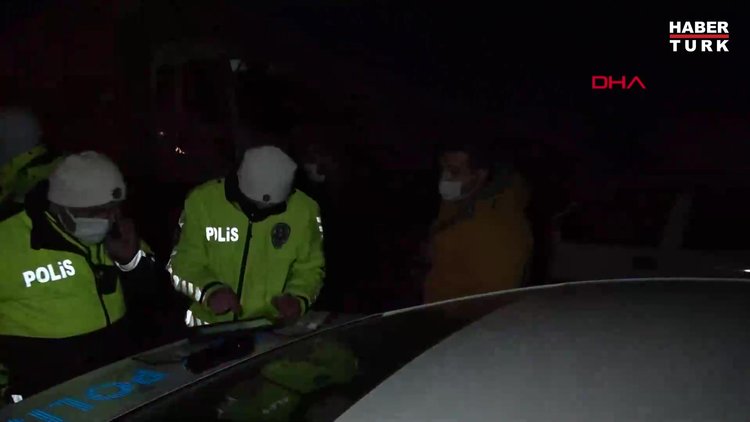 Sokağa çıkma yasağını fırsat bilip yarış için buluşan kişilere ceza yağdı