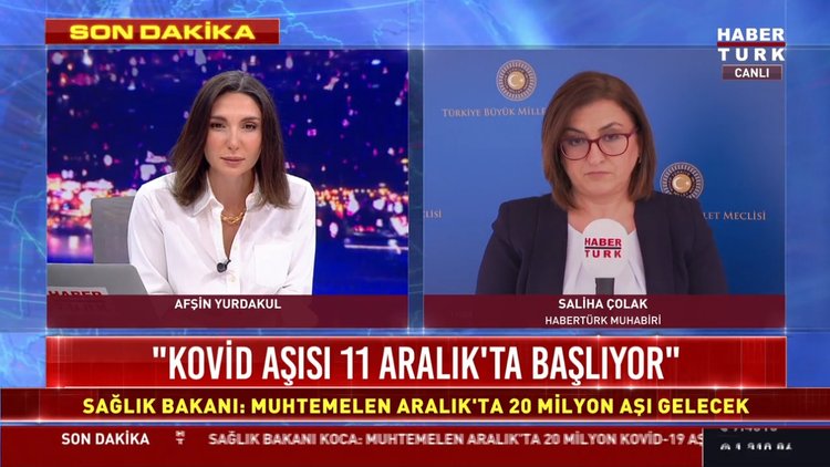 SON DAKİKA! Kovid aşısı 11 Aralık'ta başlıyor!