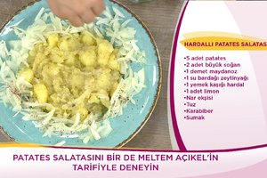 Hardallı Patates Salatası