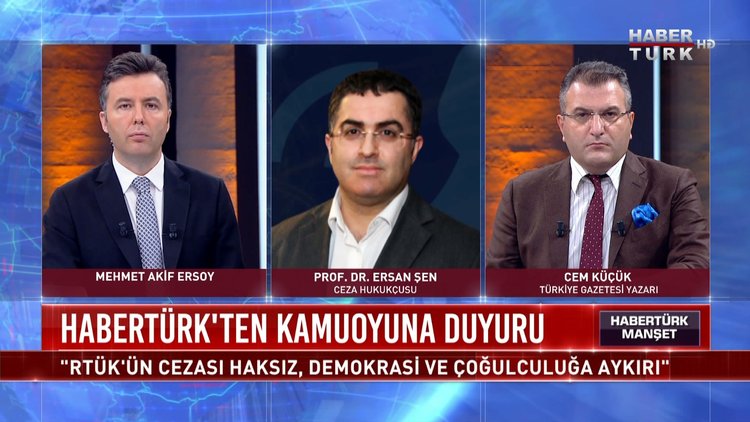 Habertürk Manşet - 3 Aralık 2020 (RTÜK&#039;ten Habertürk&#039;e haksız ceza)