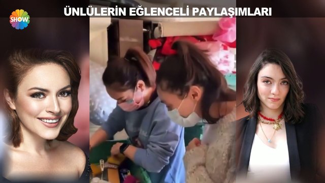 Ünlülerden eğlenceli paylaşımlar!