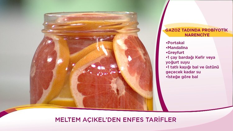 Gazoz Tadında Probiyotik Narenciye