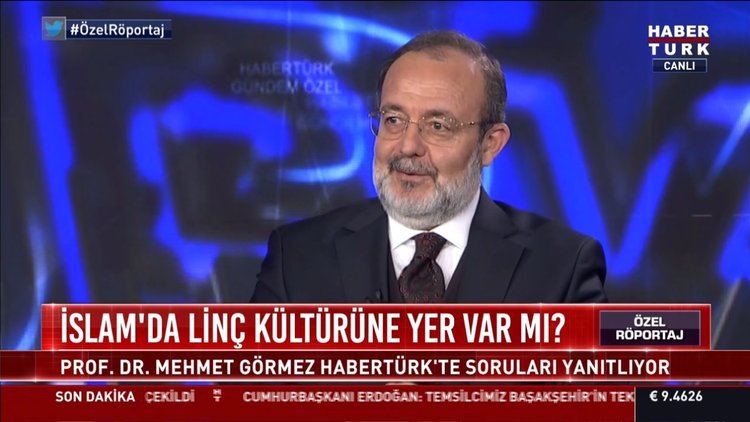 Eski Diyanet İşleri Başkanı Prof.Dr. Mehmet Görmez Habertürk'te soruları yanıtladı - 2