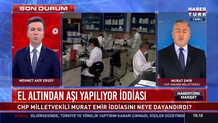 Habertürk Manşet - 11 Aralık 2020 (Bazı siyasilere el altından aşı yapıldı mı?)