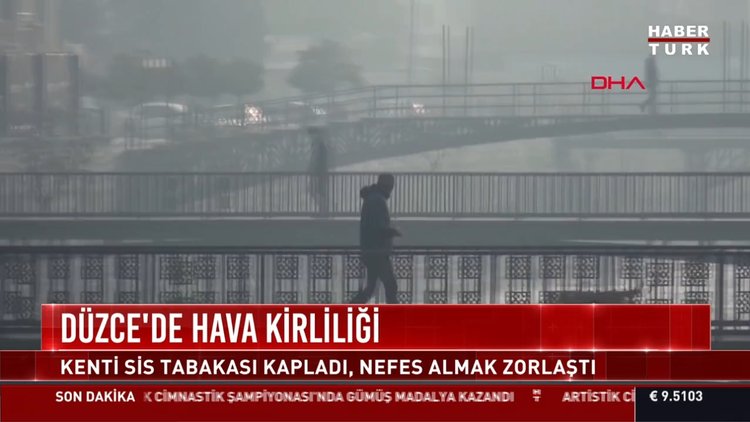 Düzce'de hava kirliliği