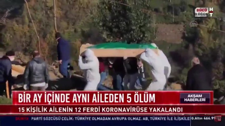 Bir ay içinde aynı aileden 5 ölüm... 15 kişilik ailenin 12 ferdi koronavirüse yakalandı
