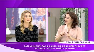 Astrolog Duygu Demir 2021 yılında hangi burçların şanslı olduğu anlattı.