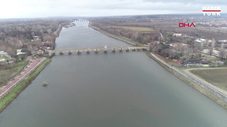 Edirne'de nehirlerin debileri 3 kat artı