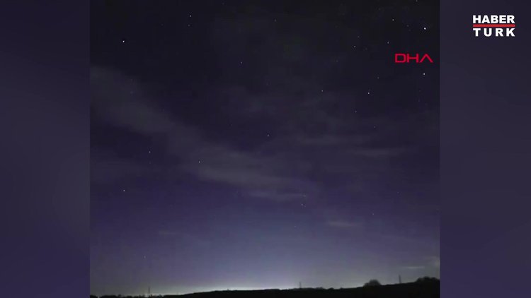 İngiltere'de meteor yağmuru, izleyenleri büyüledi