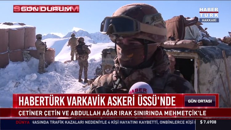 Habertürk Varkavik Askeri Üssü'nde