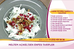 Labne Peynirli Semizotu Salatası
