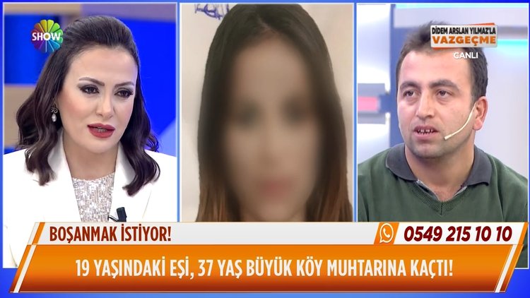 Eşi köy muhtarına kaçtı!