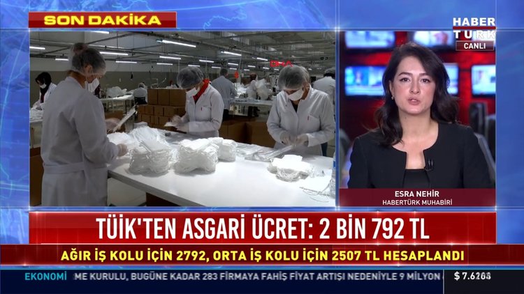 TÜİK'in beklenen asgari ücret rakamı belli oldu! Asgari geçim tutarını 2792.10 TL, orta iş kolu için 2 bin 507 TL olarak önerdi