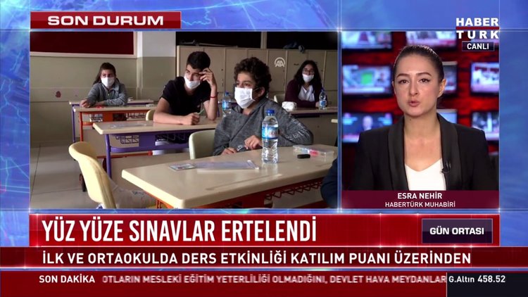 Yüz yüze sınavlar ertelendi