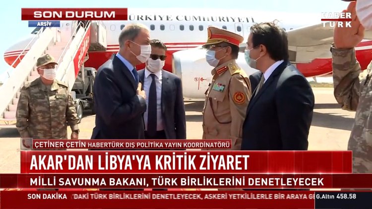 Akar'dan Libya'ya kritik ziyaret